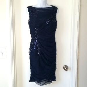 TADASHI SHOJI Lace and Sequin Dress